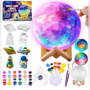 Brand New Moon Lamp&Space Painting Kit For Age3+
